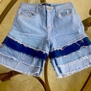 ASHLEY STEWART JEAN SHORTS